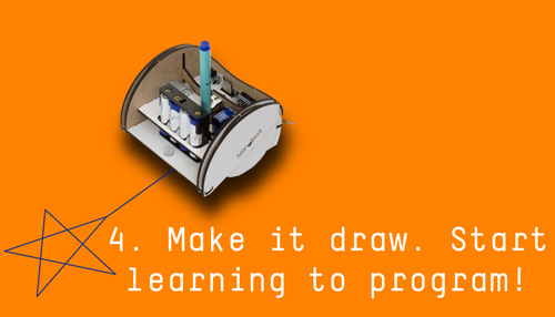 4. Make it draw and start learning to program!
